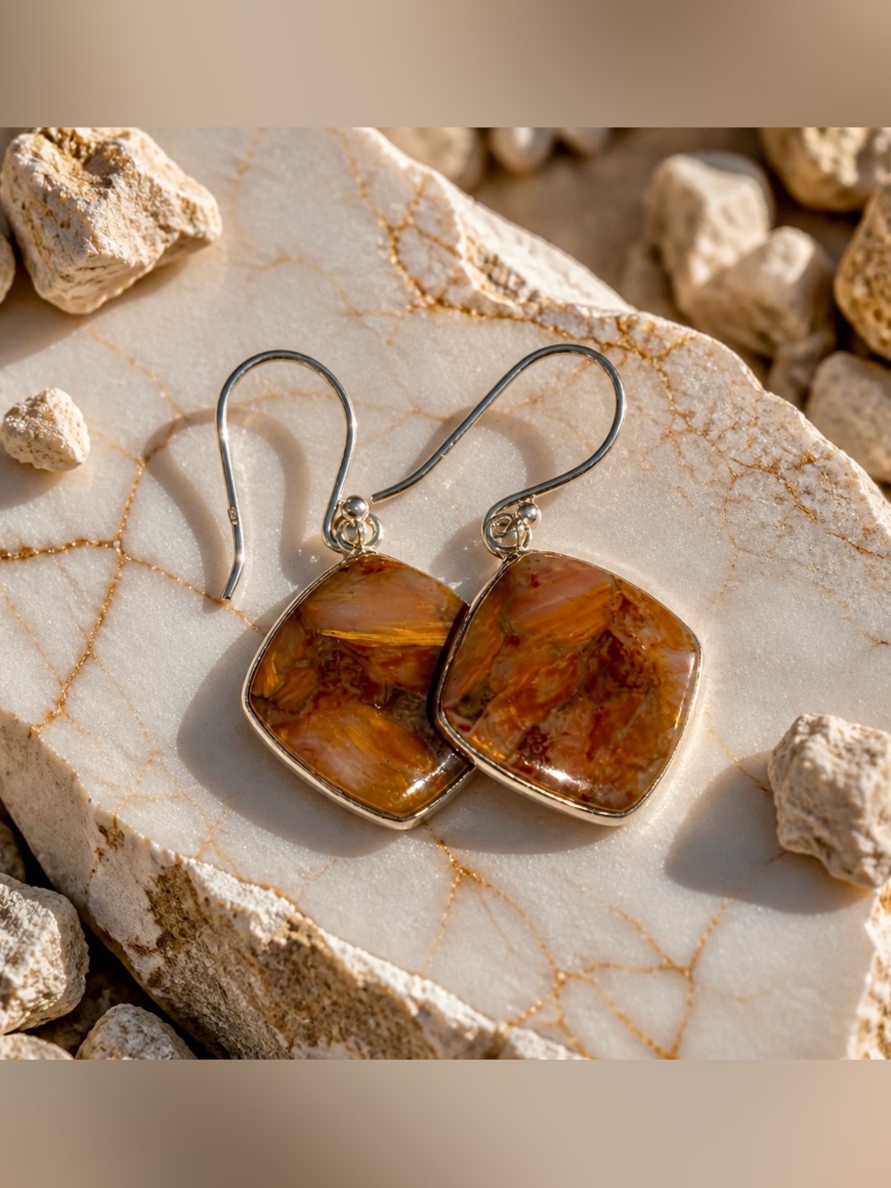 NEW! Pietersite Earrings